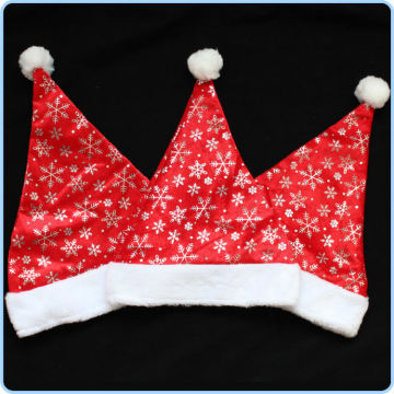 Funny custom blinking Christmas & Santa Hats for Christmas Day for adult