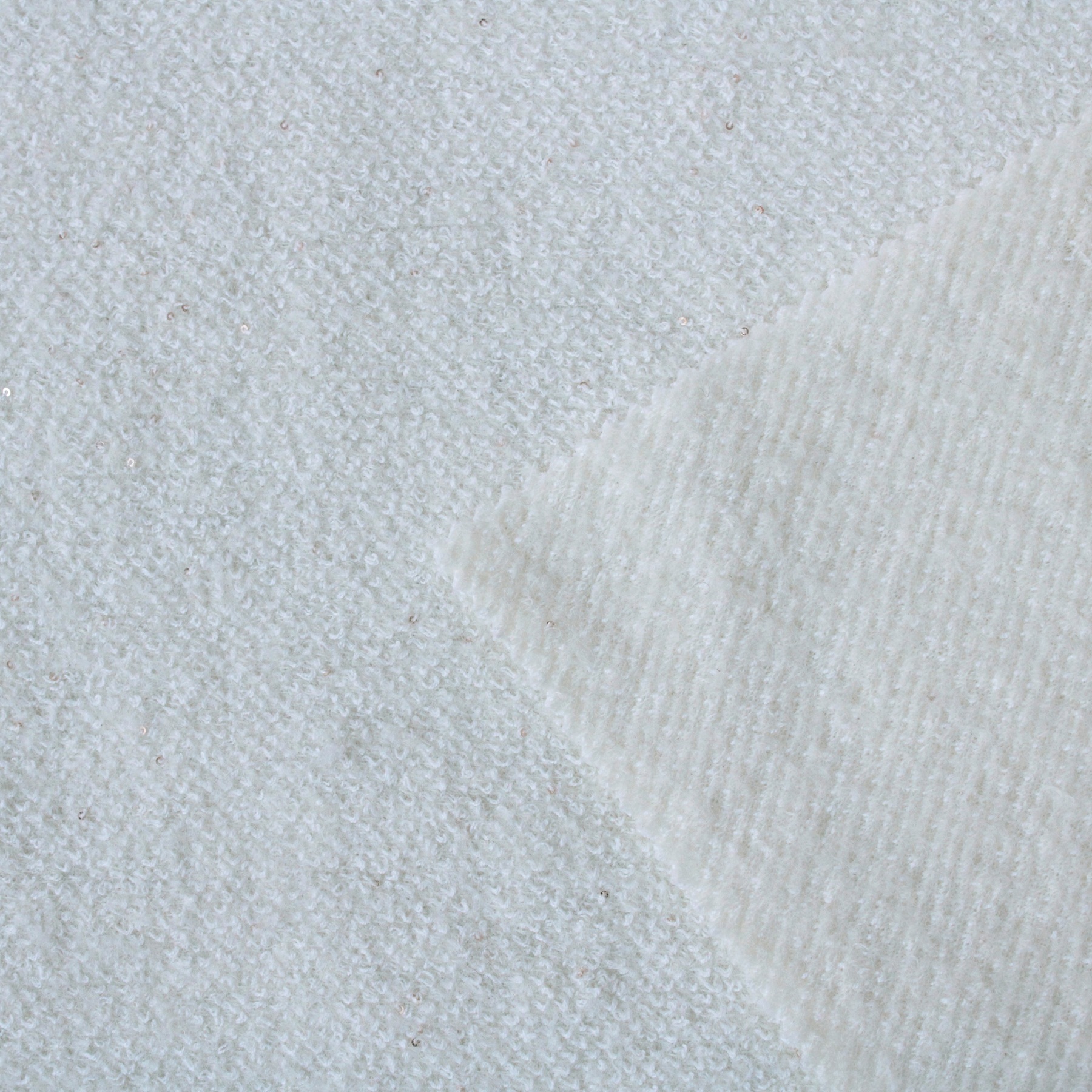 wool Sequins blend fabric