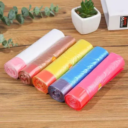 Recycled High Strength PE Plastic Garbage Bags: Tall Kitchen Drawstring Basics