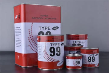Square Industrial Adhesive Tin