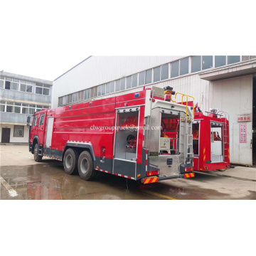 Howo water foam fire fighting truck