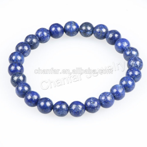 Highly quality blue lapis lazuli beads bracelet for friend gift