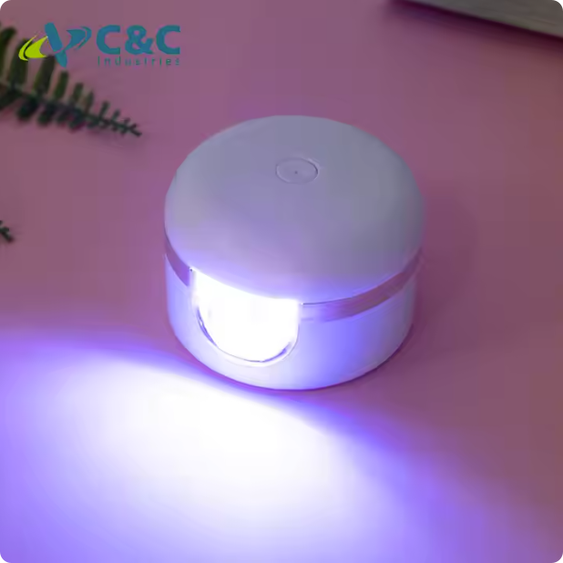 Professional Fast Drying Manicure Nail Dryer 3 Lamp Beads Convenient 3W Mini UV LED Nail Dryer with Timer