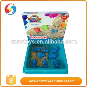 Blue happy sand Color sand art diy toy cheap kid toy