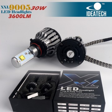 IDEA brand star product!!! XXL series decode/canbus system 3600lm 30W 9005 led headlight
