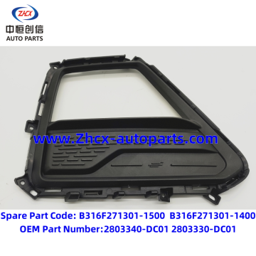 চাঙ্গান ওশান এক্স 5 এর জন্য সামনের কুয়াশা প্রদীপের কভার