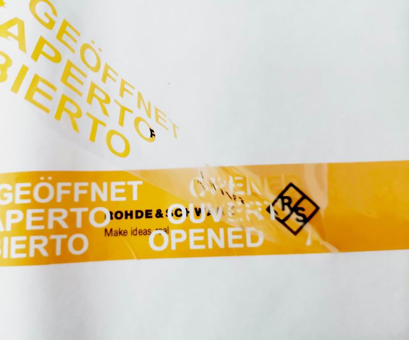 Total Transferir logotipo de la empresa personalizada Open Void Tape