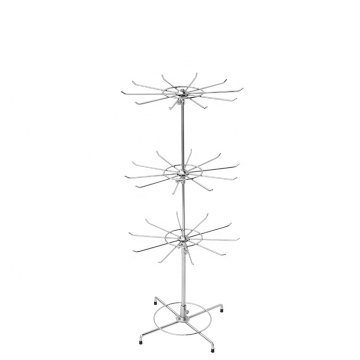 Three Tier Metal Jewelry Display Racks for Store Equipment