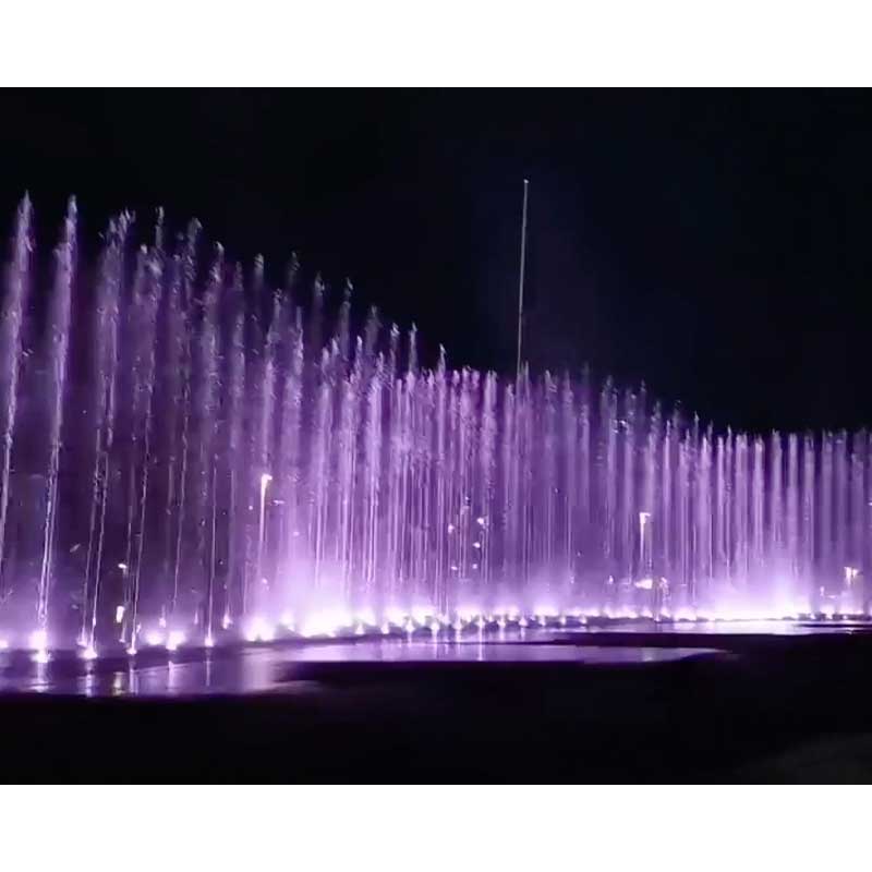 Outdoor Music Dry Spray with lights