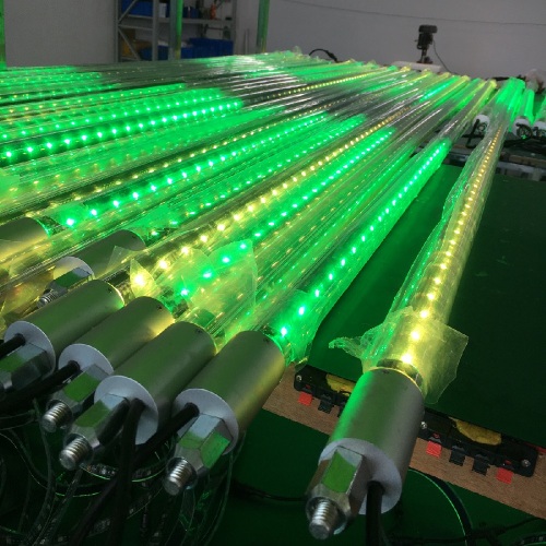 DMX RGB LED Meteor Tube ดิสโก้ไลท์