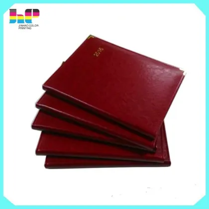 Professional leather notebook agenda printing service
