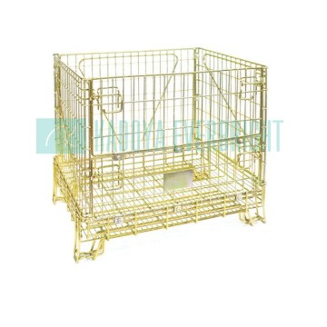 Industrial stackable storage metal storage bin