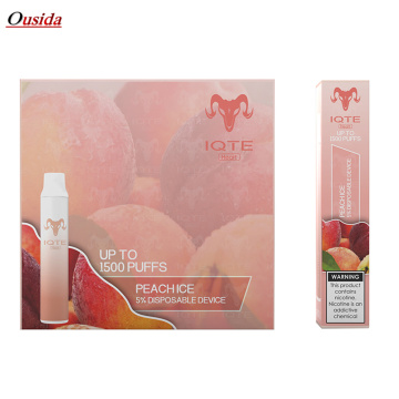 Disposable Vape IQTE Heart 1500 Strawberry Watermelon