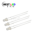 Diffused White 3mm LED 5000-10000K Cool White LED