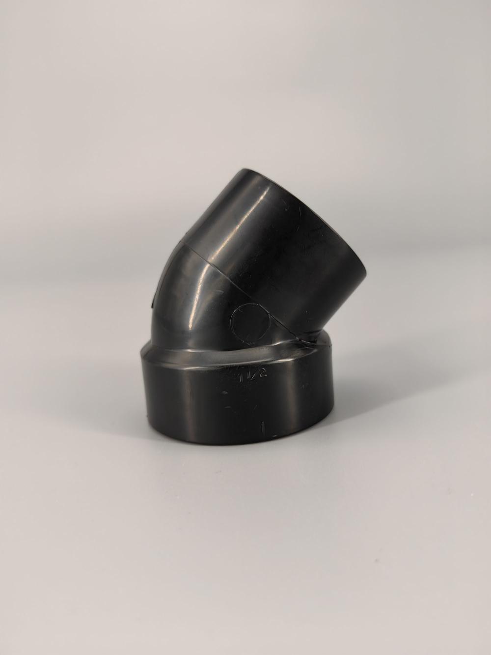 ABS 1.5 inch 45 SHORT TURN STREET ELBOW