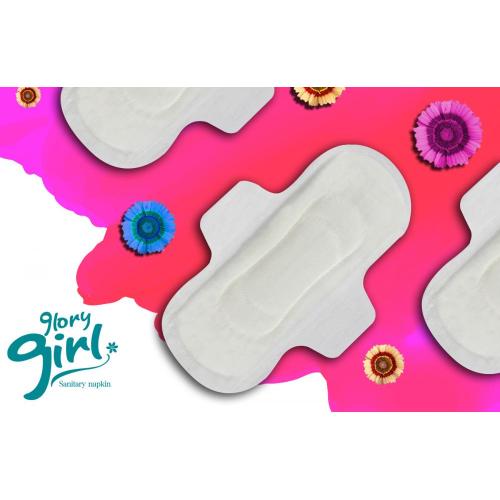 Ultra thin fabric sanitary napkins with scent