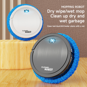 EU/US Plug Intelligent Robot Vacuum Cleaner with Brush Motor and Infrared Navigation for Wet/Dry Mopping