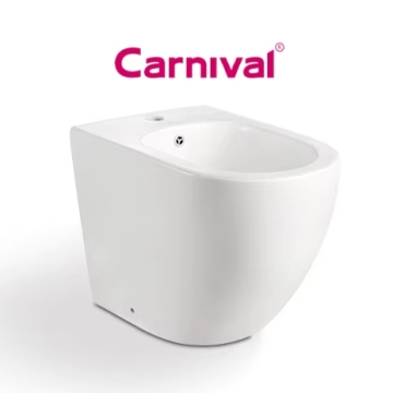 High-Quality Modern Washroom: Easy-Clean Ceramic Sanitary Ware with Bidet and Water Sprayer