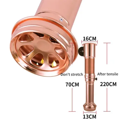 Commercial Grill Smoke Exhaust Pipe: Telescopic Smoke Exhaust Solution