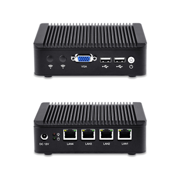 Qotom-Q190G4-S02 Barebone Mini Computer Baytrail Celeron J1900 Quad Core Processor