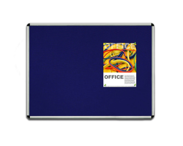 Aluminum Frame Fabric Pin Board - Felt Board