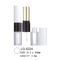 Cabeças de Dual Lip Gloss caso LG-522A