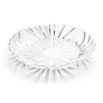 Modern Polycarbonate Fruit Plate - Unbreakable Clear Display Dish