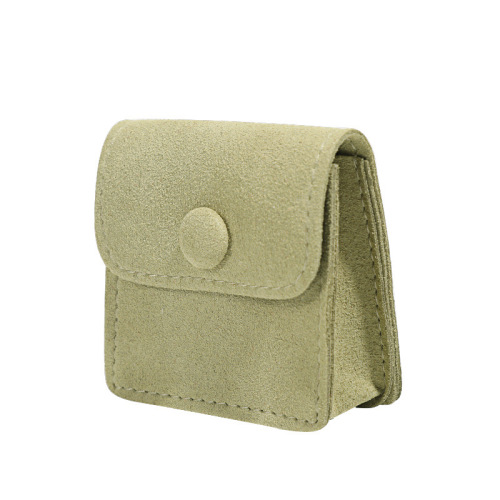 Mini Snap Button Cloth Bag for Jewelry Storage