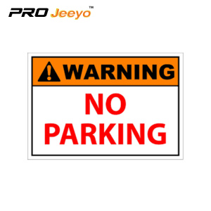 no parking traffic warning plastic sign board