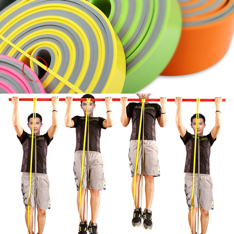 Unisex Dual Colour Elastic Stretch Zoezi Resistance Band