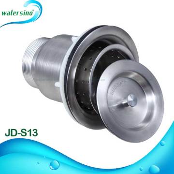 JD-S13 stainless steel brushed hand make sink waste