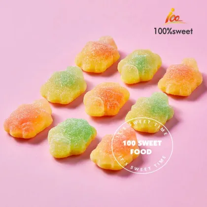 Sour Gummies Turtle Shaped Jelly-Filled Candy - 100 Count