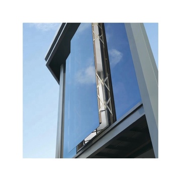 Great Visual Field Double Glazed Flat Push Windows for Commercial Buildings