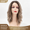Ombre Коричневый волнистый кружевной передний женский парик