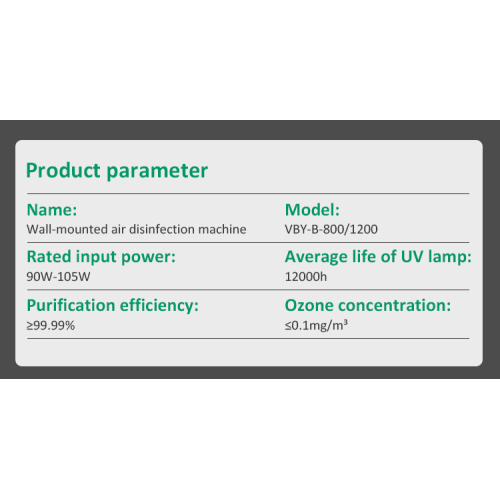 Verkoop Wandmontage Air Sterilizer Cleaner
