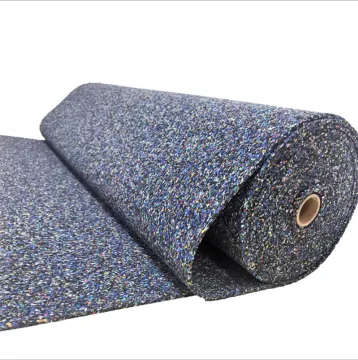 Gym sound insulation cushioning shock absorption anti-hit safety rubber floor mat