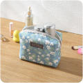 Floral Cotton Travel Makeup Organizer Women Cosmetic Bag