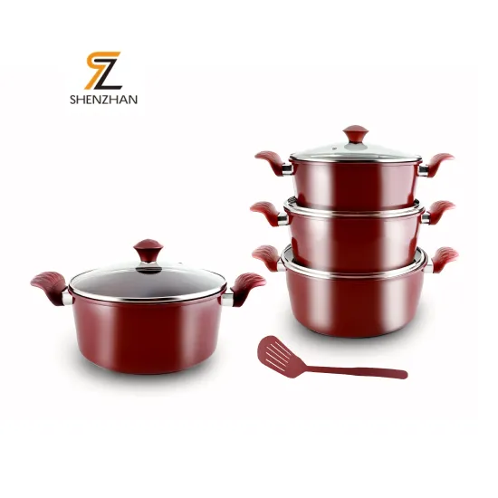 Affordable Non-Stick Pot Set: Kitchenware Collection Including Carbon Steel Casserole Pots with Customizable Colors