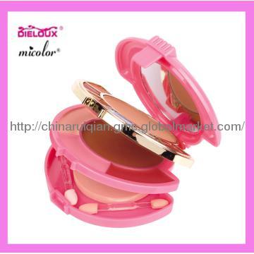Super Two Way Cake Face Powder&Blusher, Waterproof