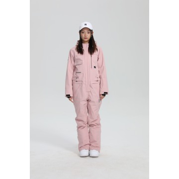 Waterproof Couple Workwear One-Piece Ski Suits