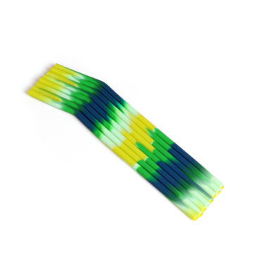 사용자 정의 믹스 컬러 재사용 가능한 실리콘 마시는 빨대