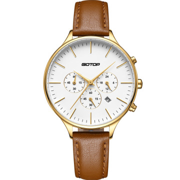 CHRONOGRAPH WATCH LADIES WITH THREE SUBDIALS