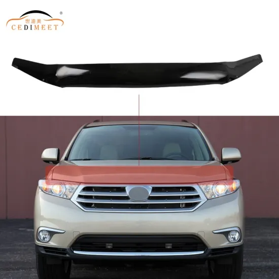 Acrylic Bonnet Deflector | Bug Shield for Toyota Kluger/Highlander 2012-2014