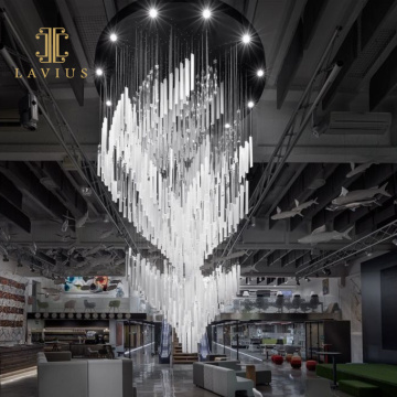 Hot white classic lobby chandelier 2022 lobby chandelier