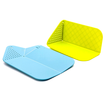 Tabla de cortar plegable con Colander