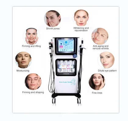 7 in 1 beauty equipment Hydra Dermabrasion Peeling oxygeno facial machine