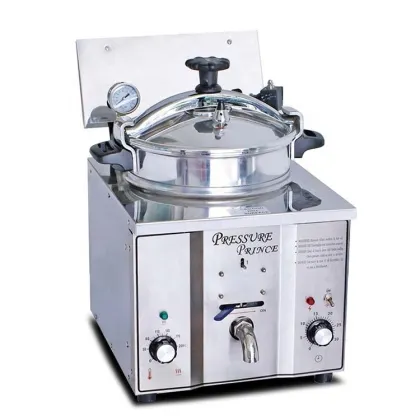 Commercial KFC Chicken Express Pressure Fryer Machine 16L Stainless Steel