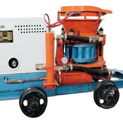 Construction Machinery For Sprayed Concrete In Engineering