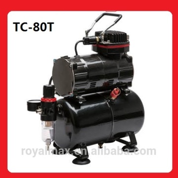 Royalmax Air pump,mini double cylinder compressor TC-80T for painting,tattoo,makeup and scientific research.Medical tools