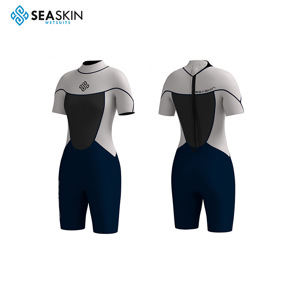 Seaskin Eco-friendly Customizable Rear Zip Shorty Wetsuit